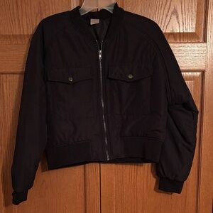 Black Bomber Jacket